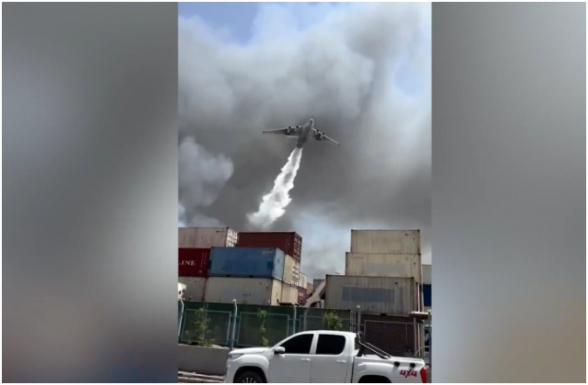 Իրանում 3-րդ օրն է՝ չի հաջողվում մարել Շահիդ Ռաջաի նավահանգստում պայթյունից առաջացած հրդեհը (տեսանյութ)